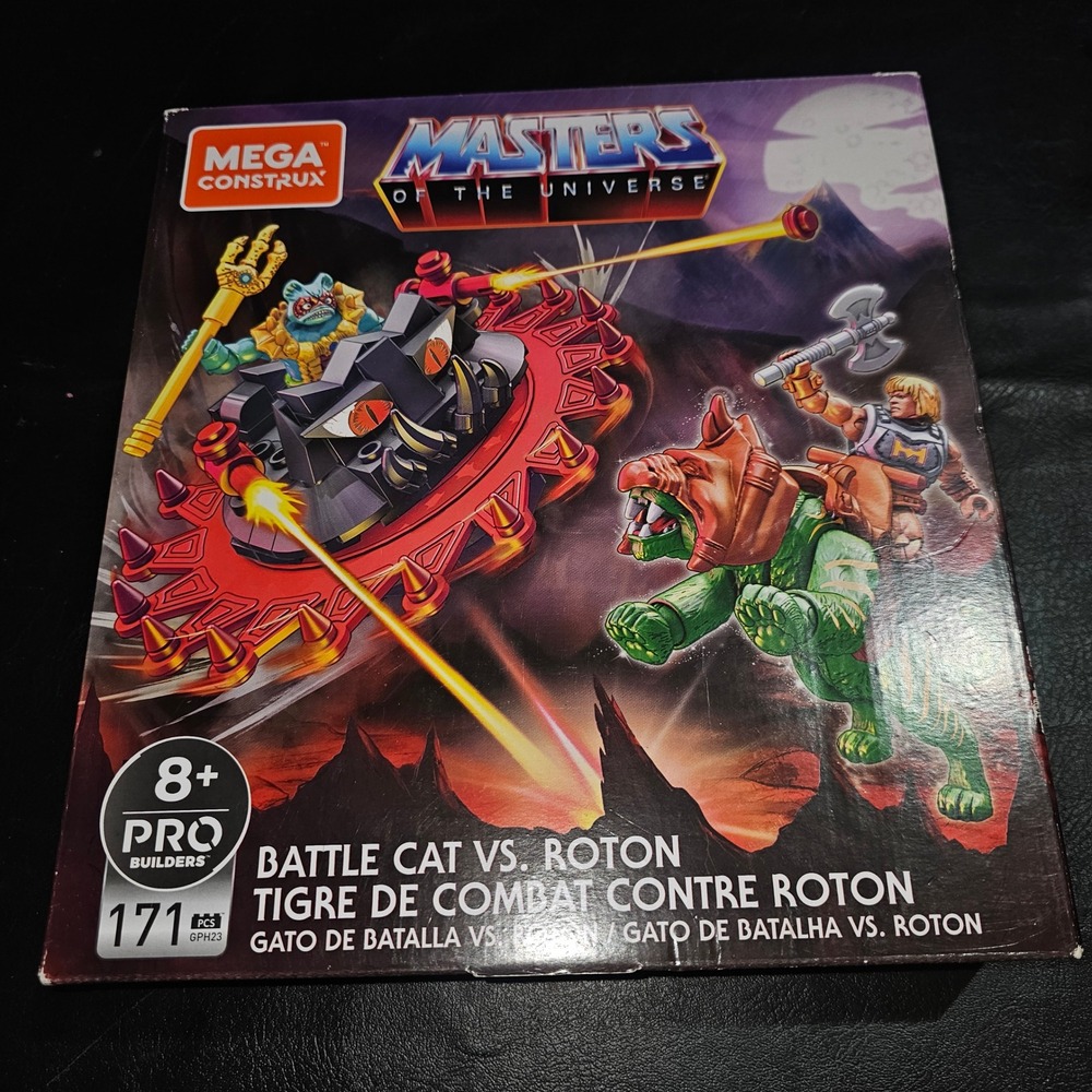 NIB Mega Construx Masters Of The Universe Battle Cat VS Roton Building Set